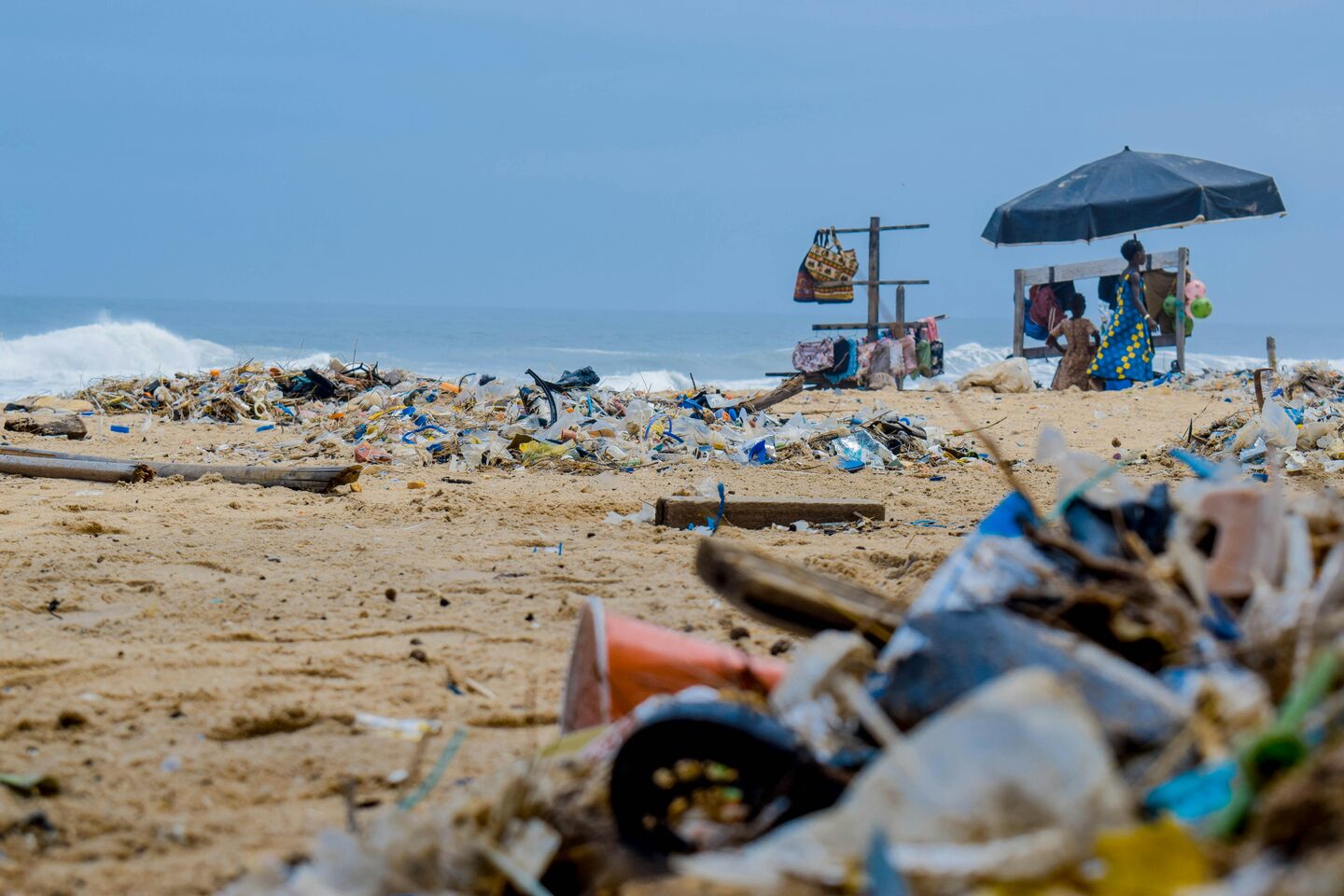 polluted environment